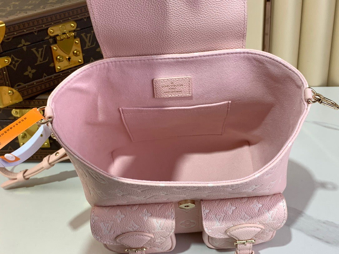 Backup Monogram Empreinte Leather Handbags