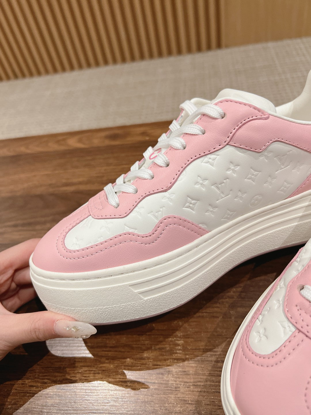 Beverly Hills Trainers Pink Rose