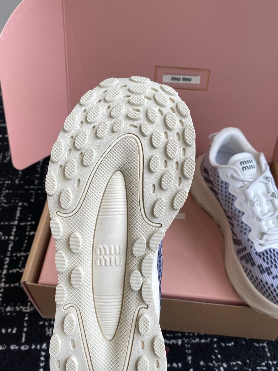 MIU MIU Technical fabric sneakers