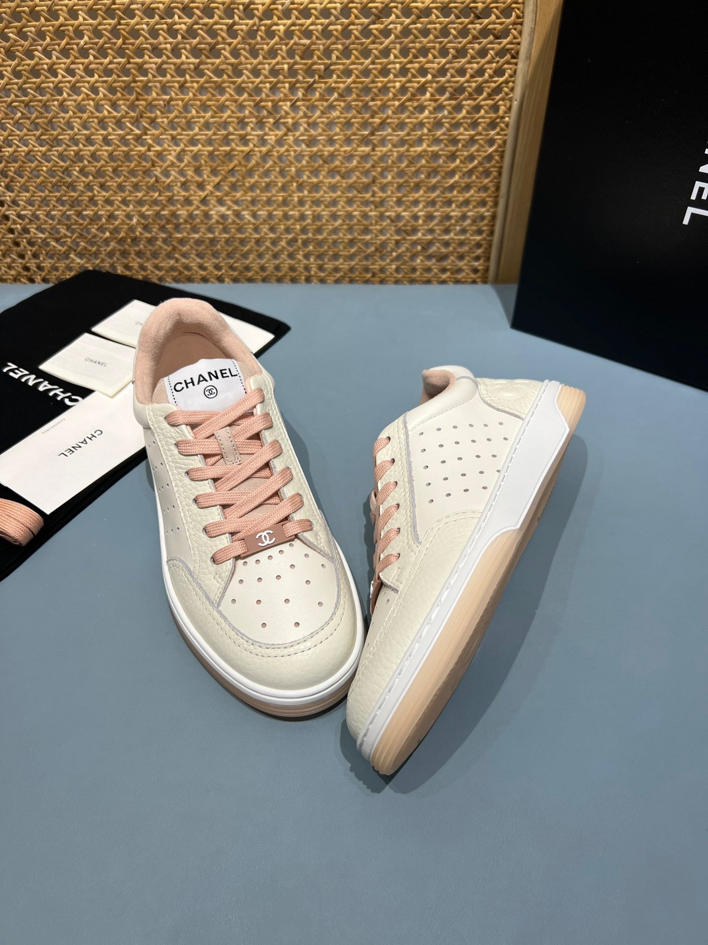 Perforated Leather CC Low Top