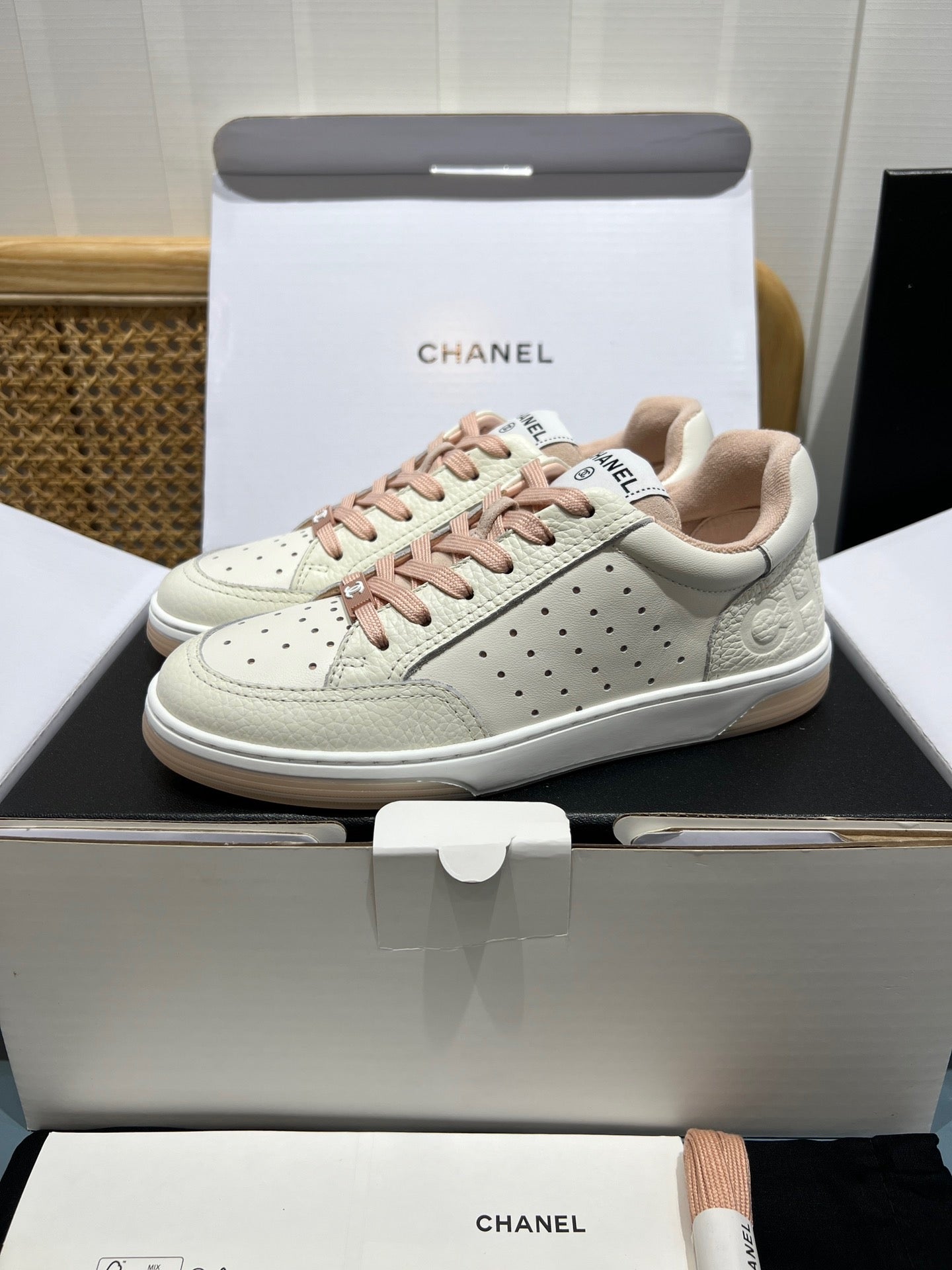 Perforated Leather CC Low Top