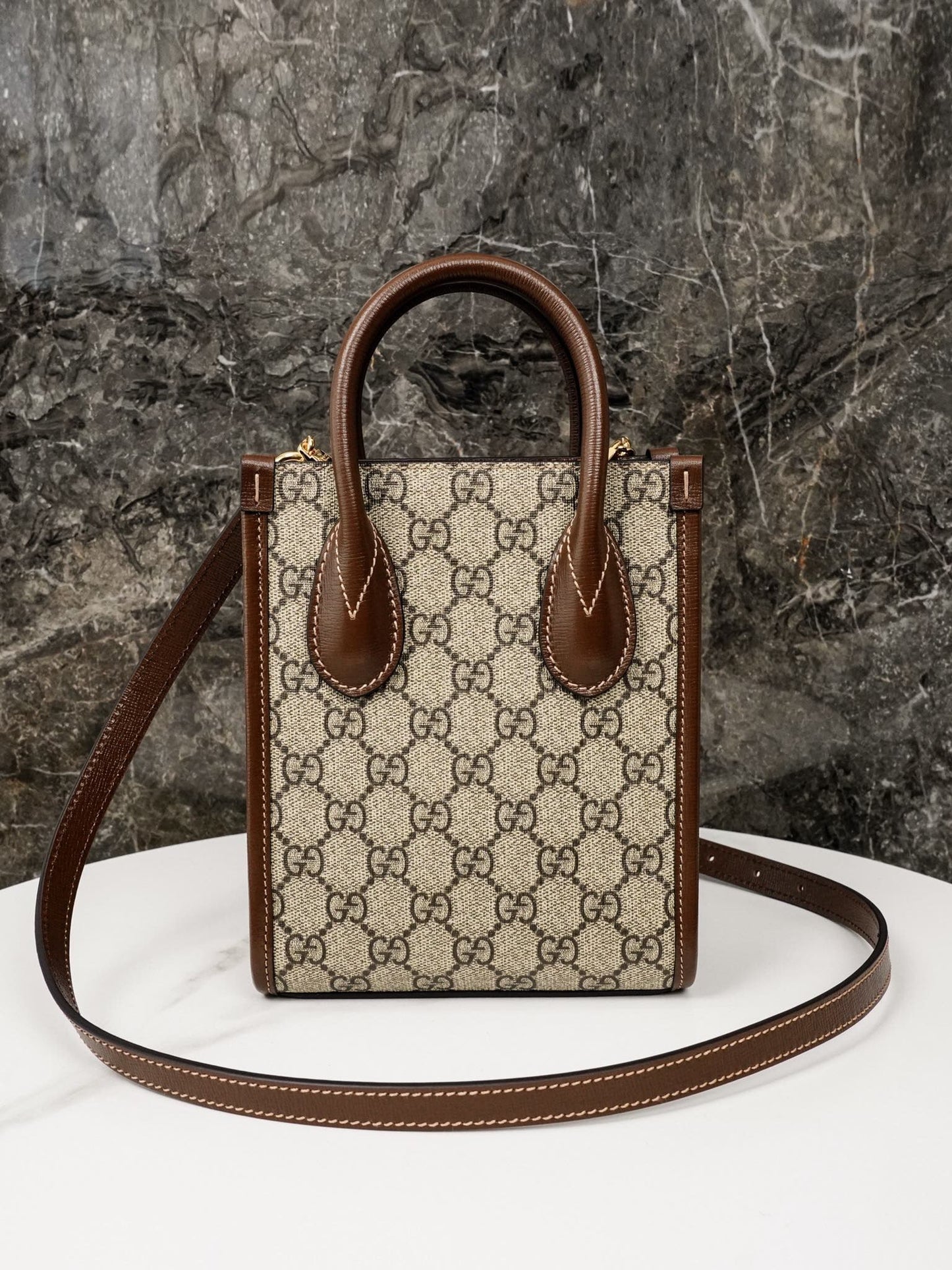 GG Supreme canvas mini tote bag