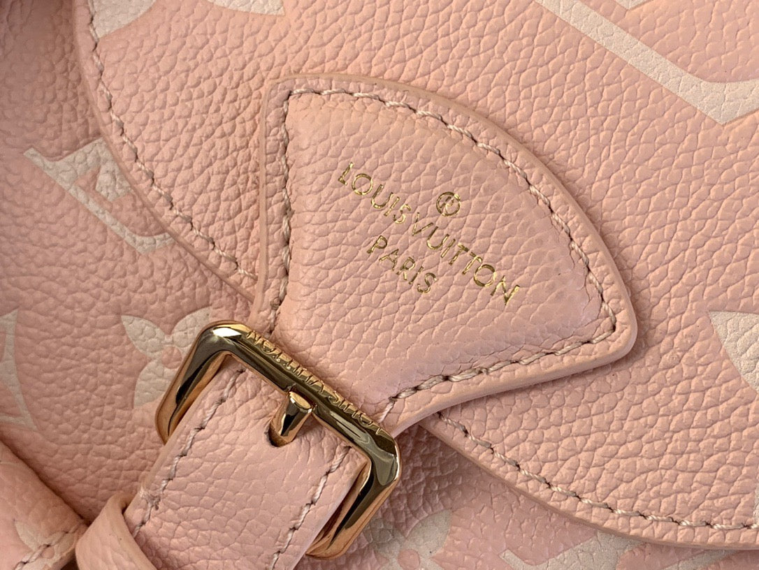 Backup Monogram Empreinte Leather Handbags