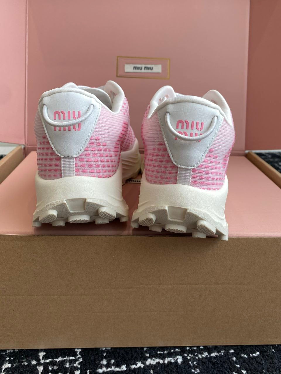 MIU MIU Technical fabric sneakers