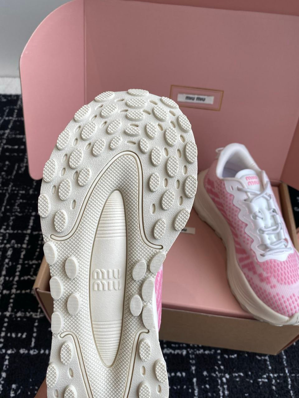 MIU MIU Technical fabric sneakers