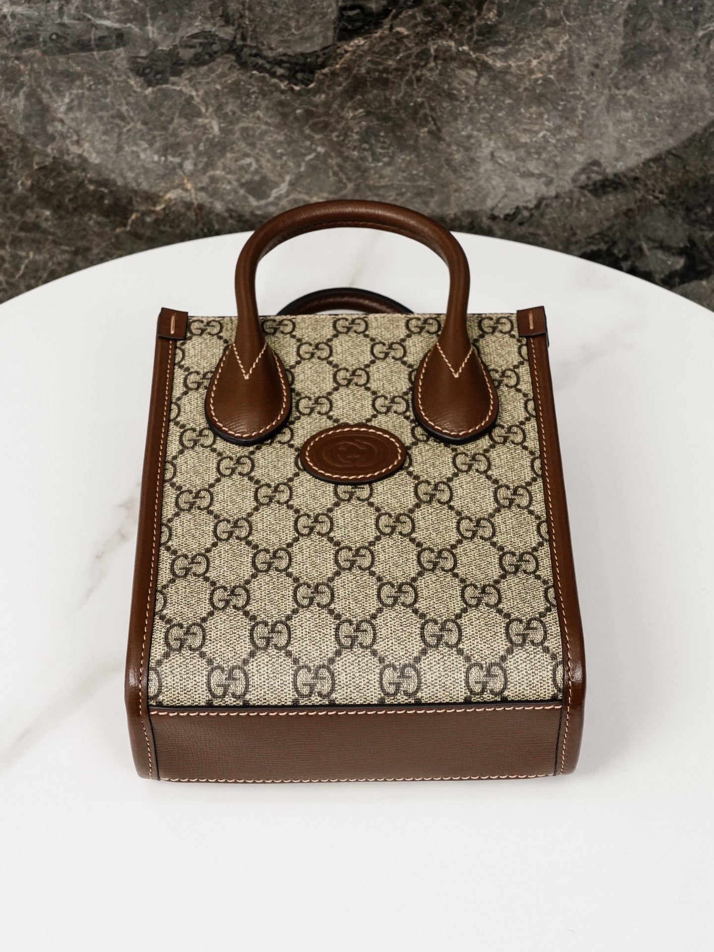 GG Supreme canvas mini tote bag