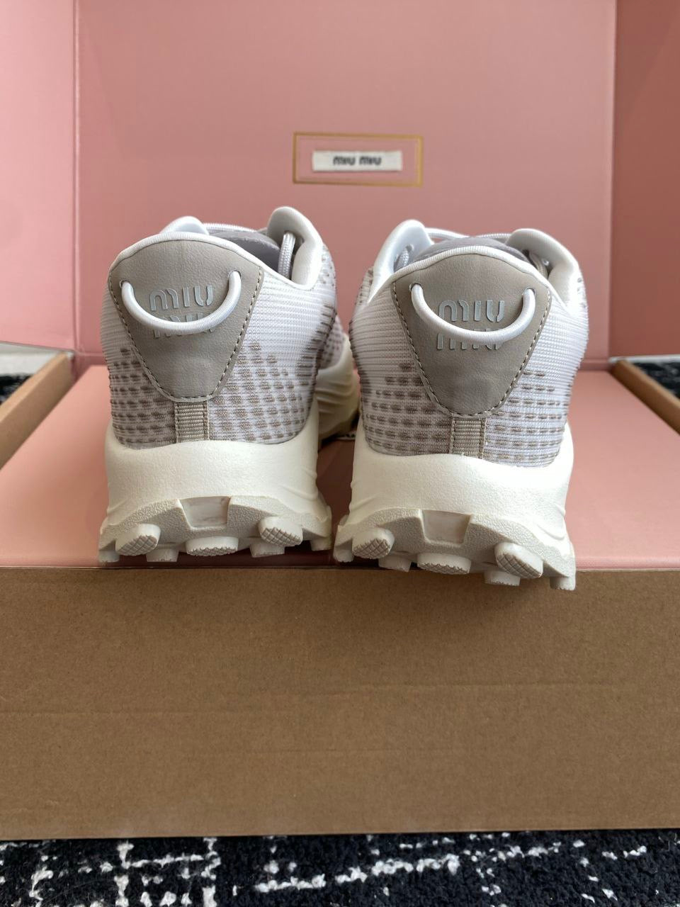 MIU MIU Technical fabric sneakers