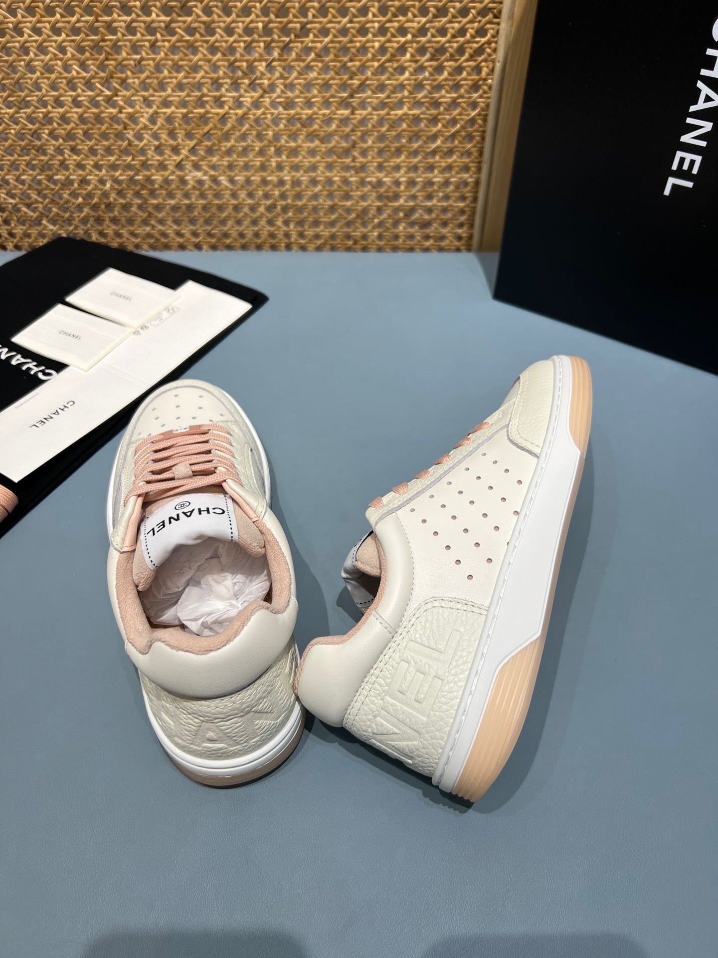 Perforated Leather CC Low Top