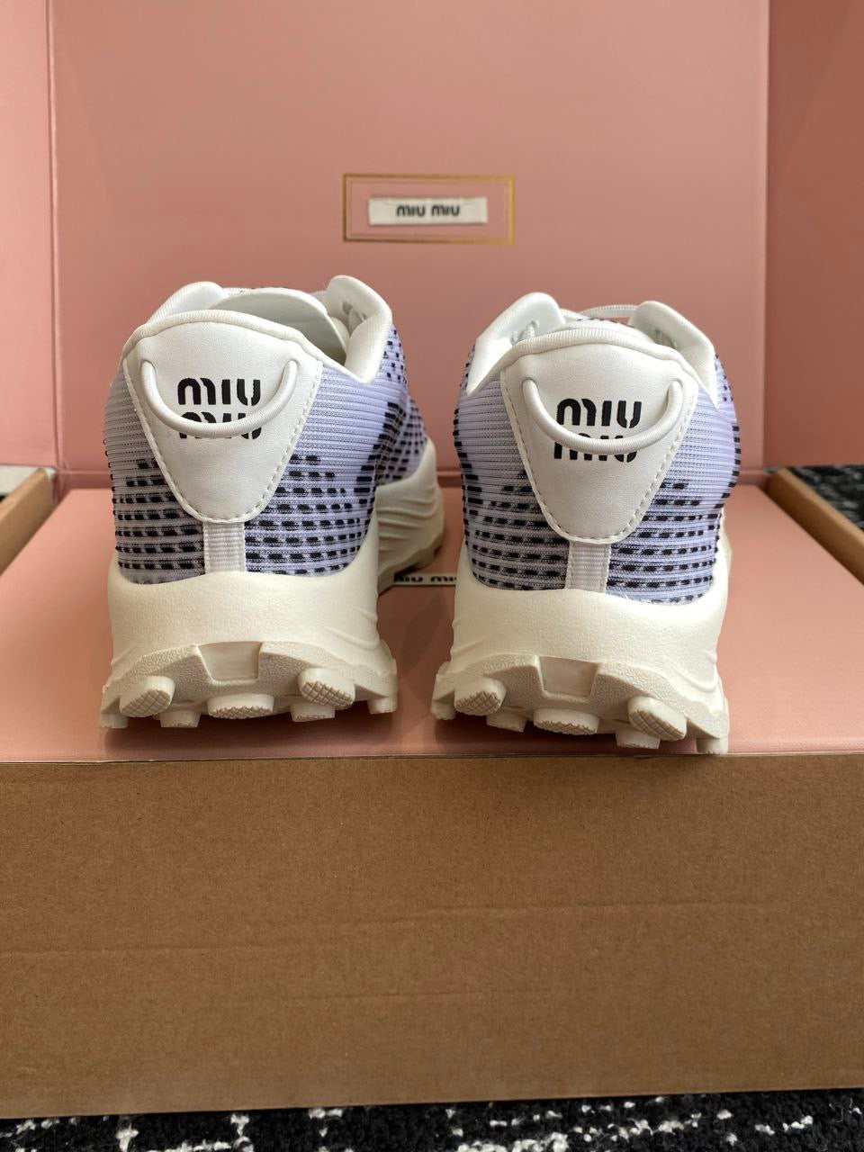 MIU MIU Technical fabric sneakers