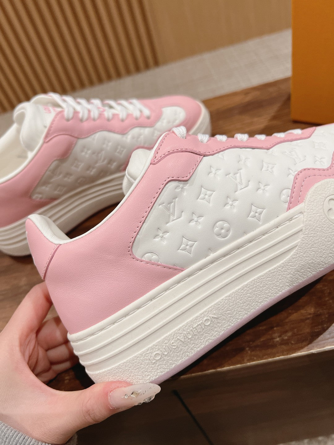 Beverly Hills Trainers Pink Rose