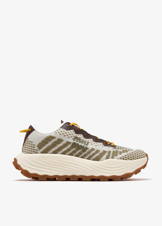 MIU MIU Technical fabric sneakers