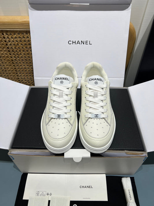 Perforated Leather CC Low Top